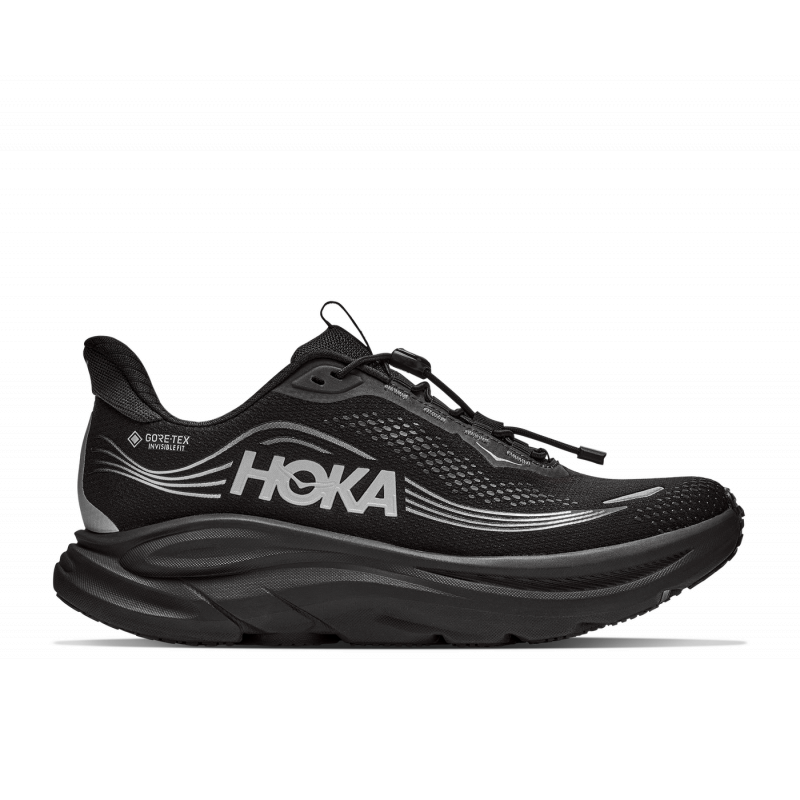 Hoka Clifton 11 GTX Mens River Rock Grey/Carbon Black