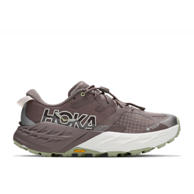 Hoka Speedgoat 7 GTX Womens Pebble Grey/Alabaster