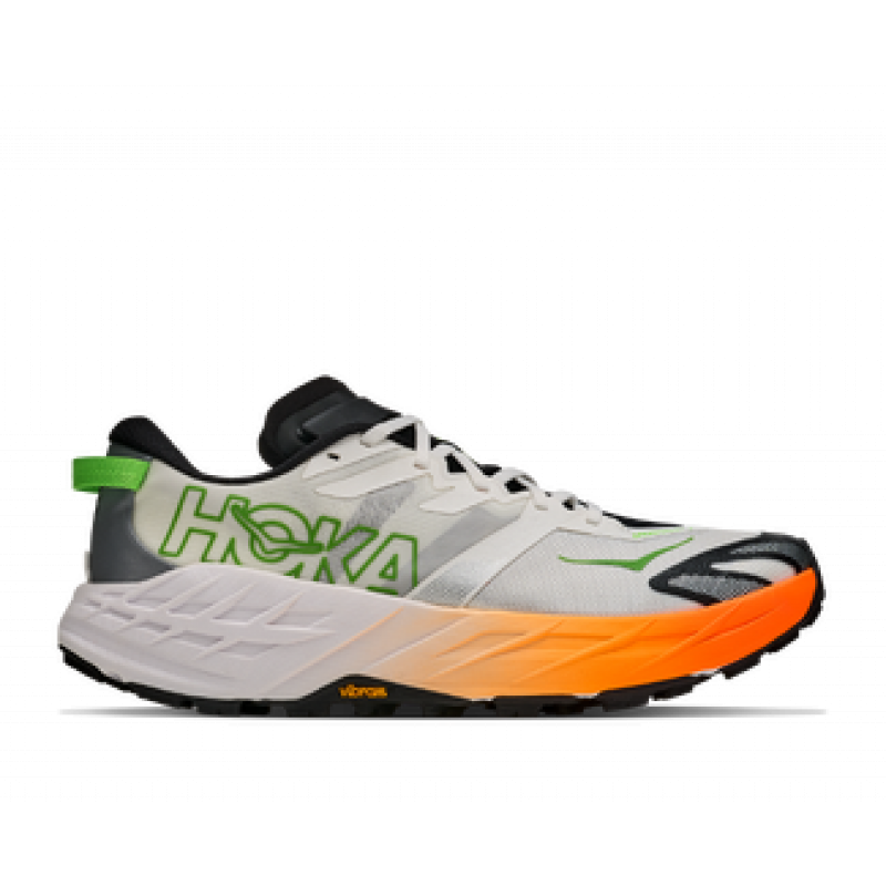 Hoka Speedgoat 7 Mens Frost/Neon Tangerine