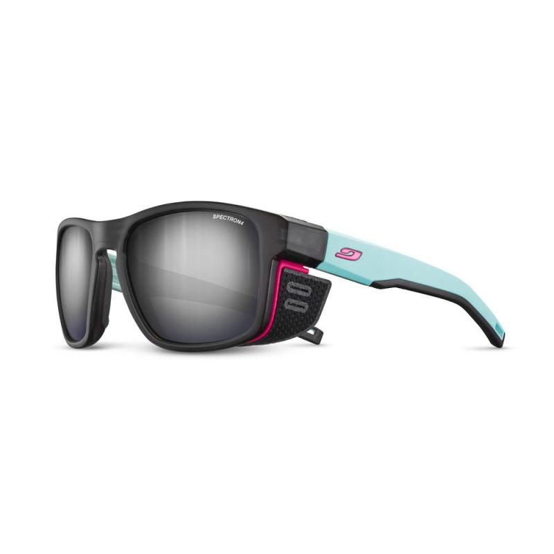 Julbo Shield M Black/Light Blue/Pink, Spectron 4 Brown