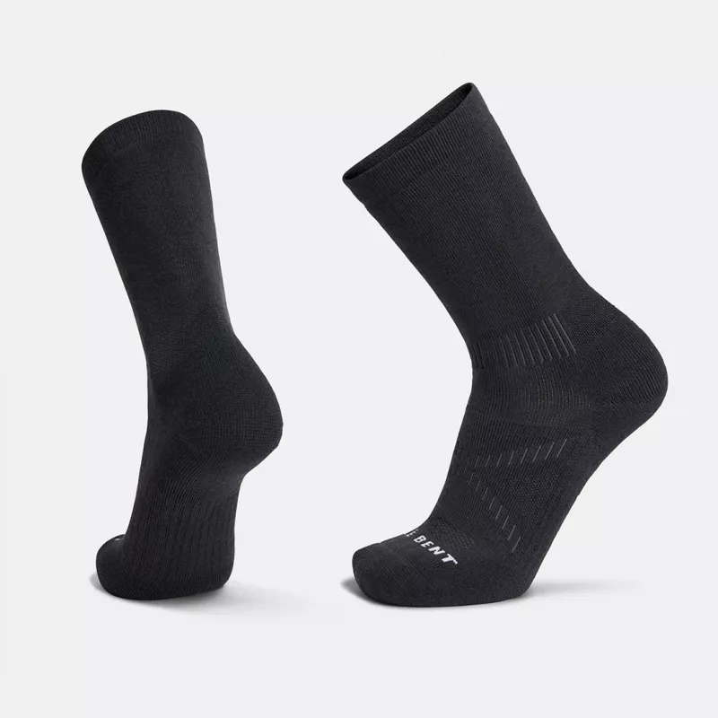 LeBent Full Cushion Crew Sock Black