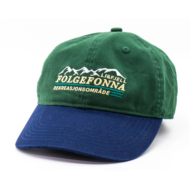 Li&Fjell Folgefonna Low Profile Caps - Grønn/Navy