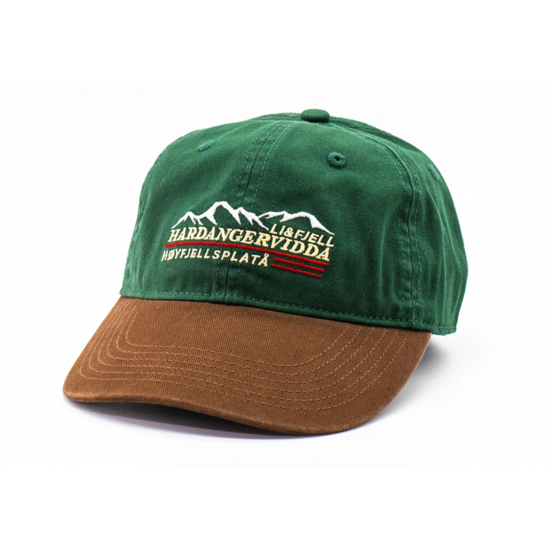 Li&Fjell Hardangervidda Low Profile Caps - Grønn/Brun