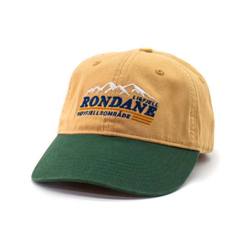 Li&Fjell Rondane Low Profile Caps - Beige/grønn