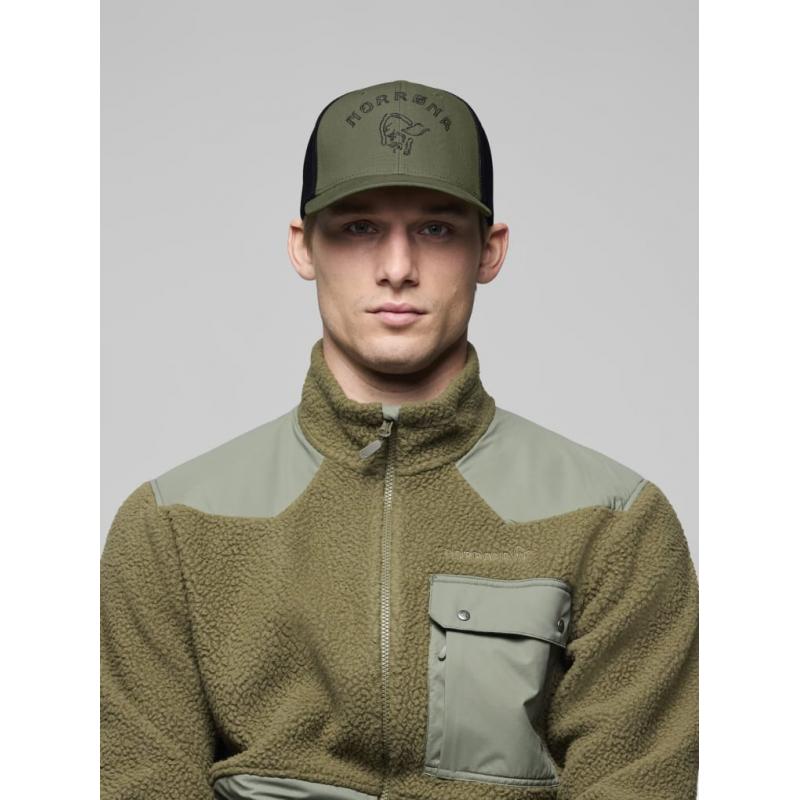 Norrøna /29 Flexfit 3D Cap Olive Night/Caviar Black