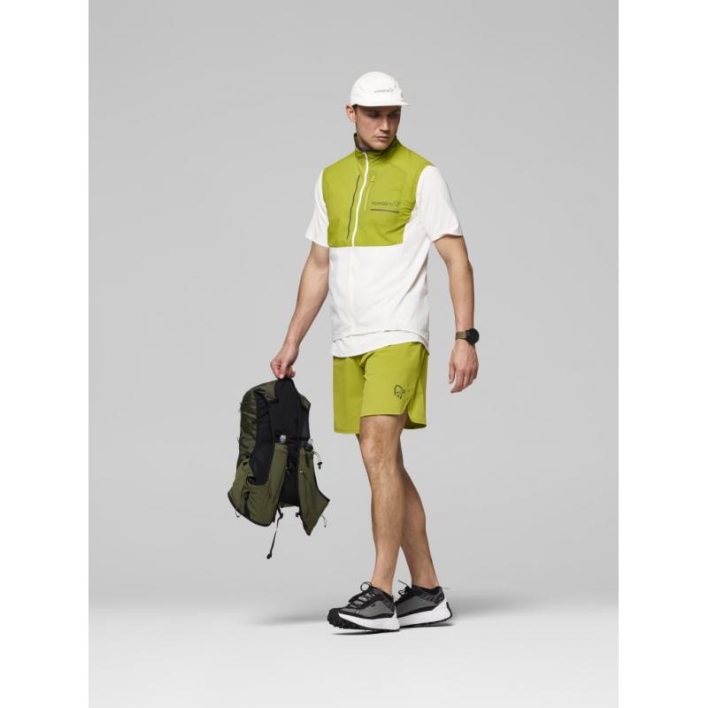 Norrøna senja aero90 Vest M's Golden Lime/Snow White - Bilde 13