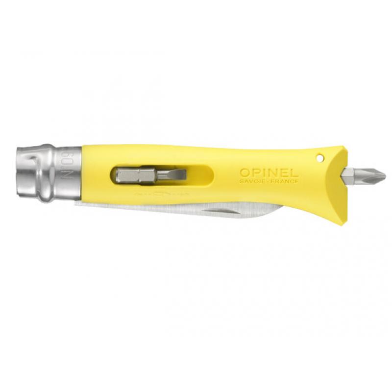Opinel N°09 DIY Multikniv m/bitsholder Yellow - Bilde 2