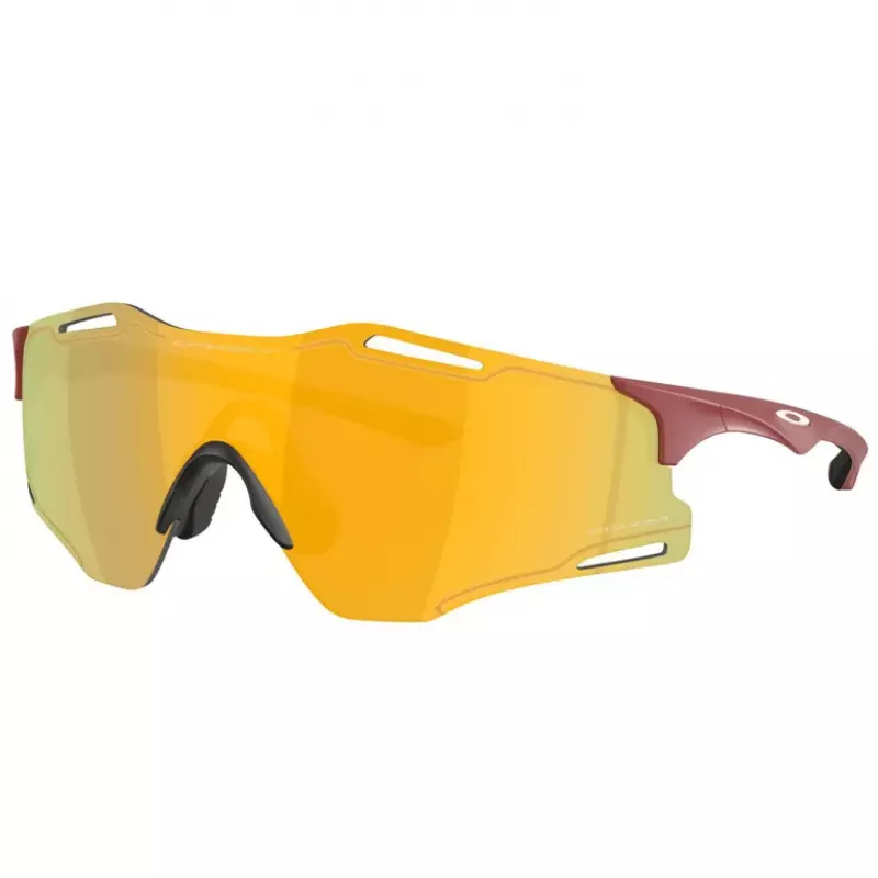 Oakley Cybr Zero Matte Iron Red w/Prizm 24K