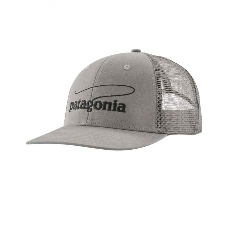 Patagonia Take A Stand Trucker Hat Casting Logo: Forever grey
