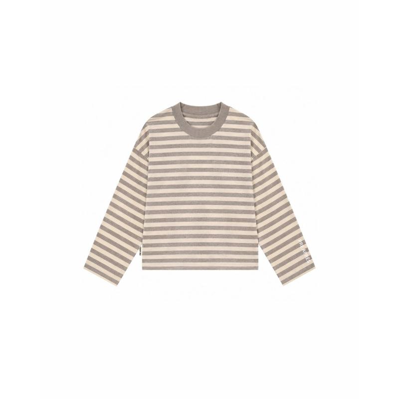Pre Après Logo Striped Long Sleeve Brown/Yellow - Bilde 2