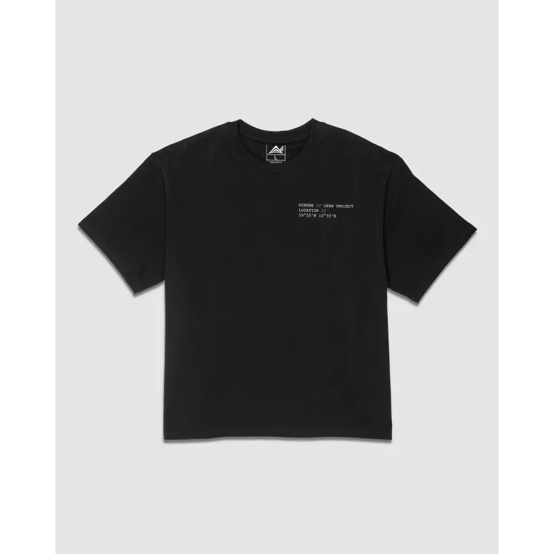 Rúngne Open Project Tee Unisex Black - Bilde 3