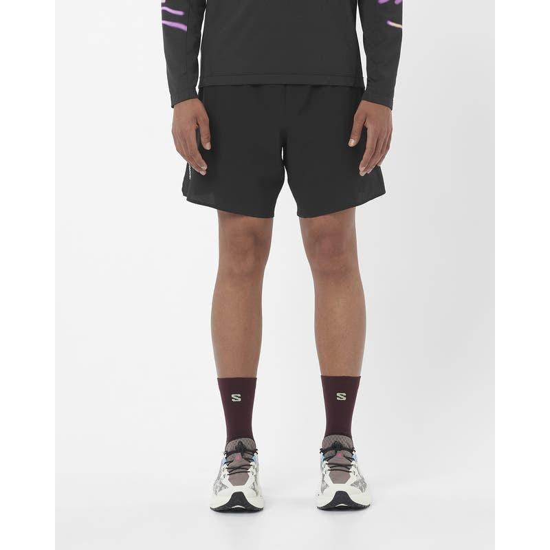 Salomon Sense Aero Shorts 7" Mens Deep Black - Bilde 4