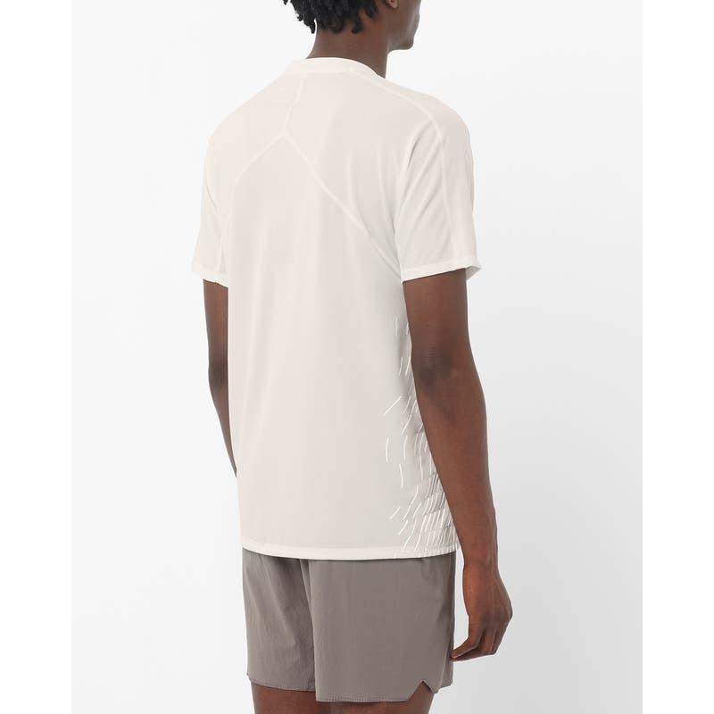 Salomon Sense Aero Ss Tee Gfx Mens Whisper White - Bilde 6