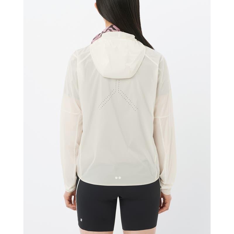 Salomon Sense Aero Wind Jacket Womens Whisper White - Bilde 5
