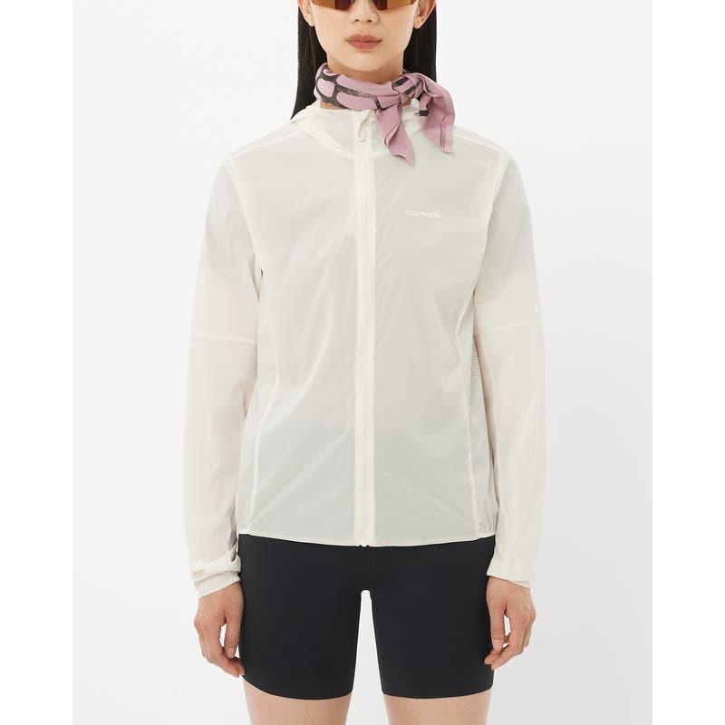 Salomon Sense Aero Wind Jacket Womens Whisper White - Bilde 6