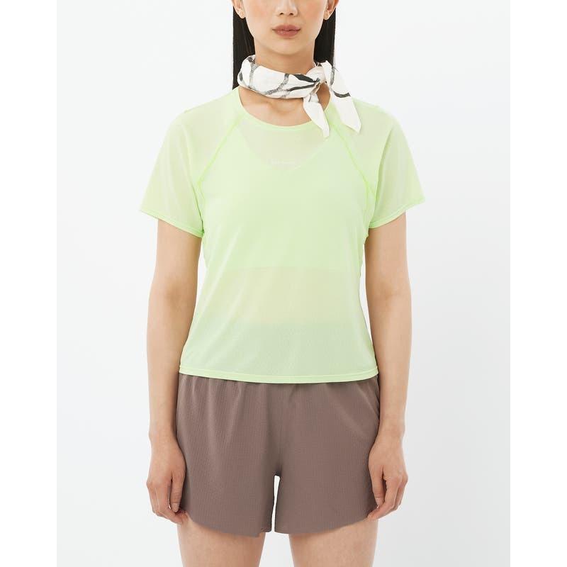 Salomon SHAKEout Air Cropp Ss Tee Womens Butterfly