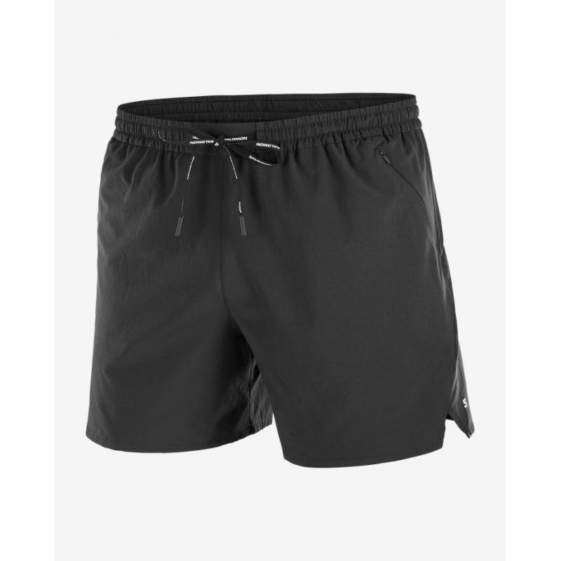 Salomon SHAKEout Core 5" Shorts Mens Deep Black - Bilde 3