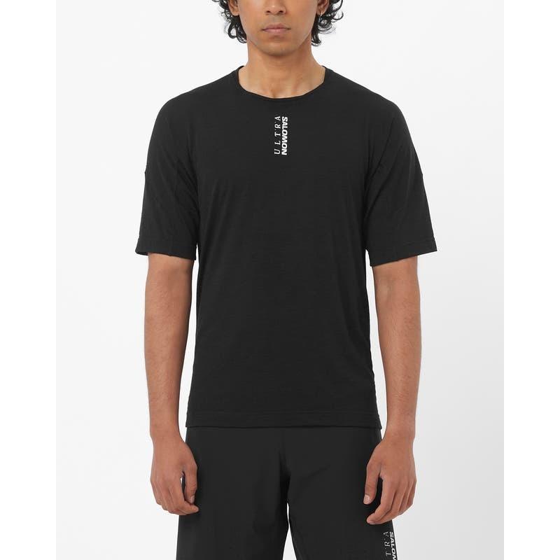 Salomon Ultra Ss Tee Mens Deep Black