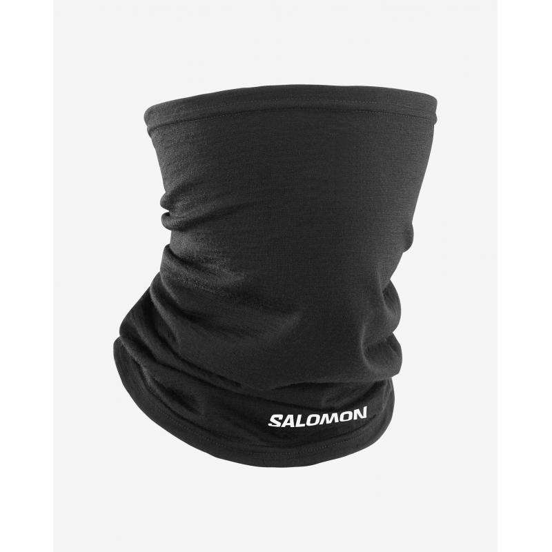 Salomon Warm Neck Gaiter Deep Black