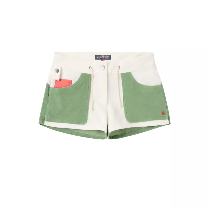Amundsen 3incher Concord Shorts Womens Natural/Willow Green