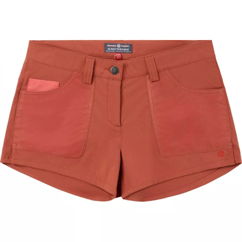 Amundsen 3incher Field Shorts Womens Terra Red/Red