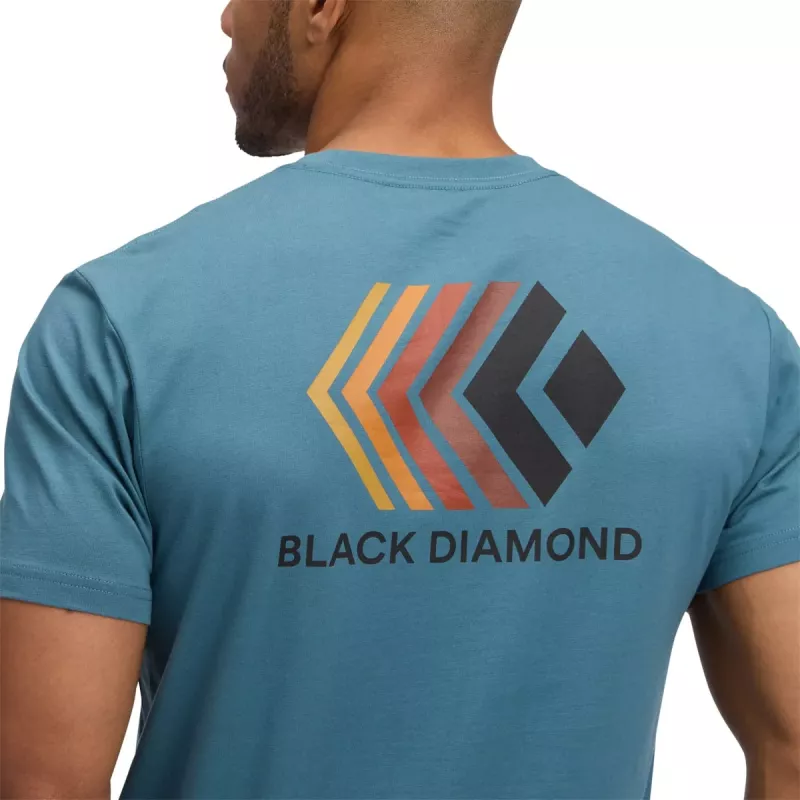 Black Diamond Mens Faded Ss Tee Creek Blue - Bilde 2
