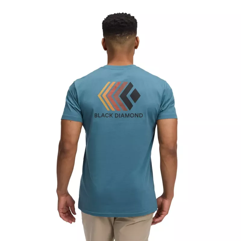 Black Diamond Mens Faded Ss Tee Creek Blue - Bilde 4