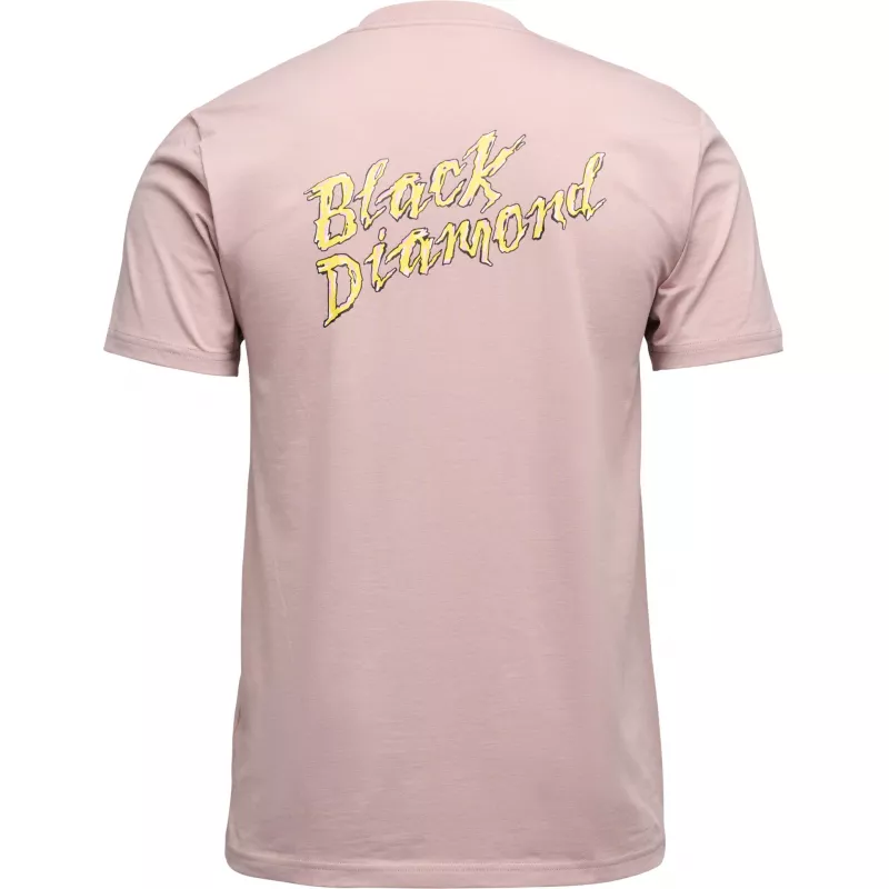 Black Diamond Mens Shredded Ss Tee Pale Mauve - Bilde 4
