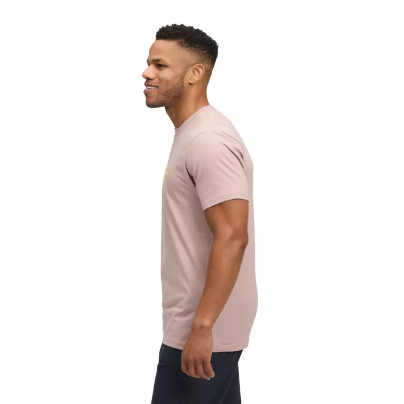 Black Diamond Mens Shredded Ss Tee Pale Mauve - Bilde 5