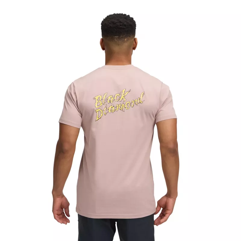 Black Diamond Mens Shredded Ss Tee Pale Mauve - Bilde 6