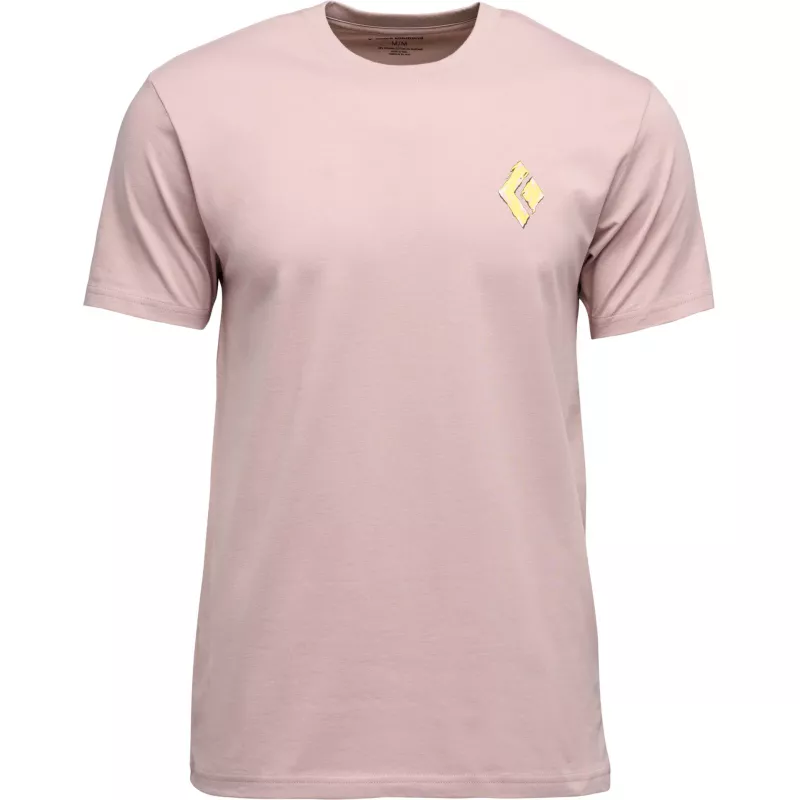 Black Diamond Mens Shredded Ss Tee Pale Mauve - Bilde 7