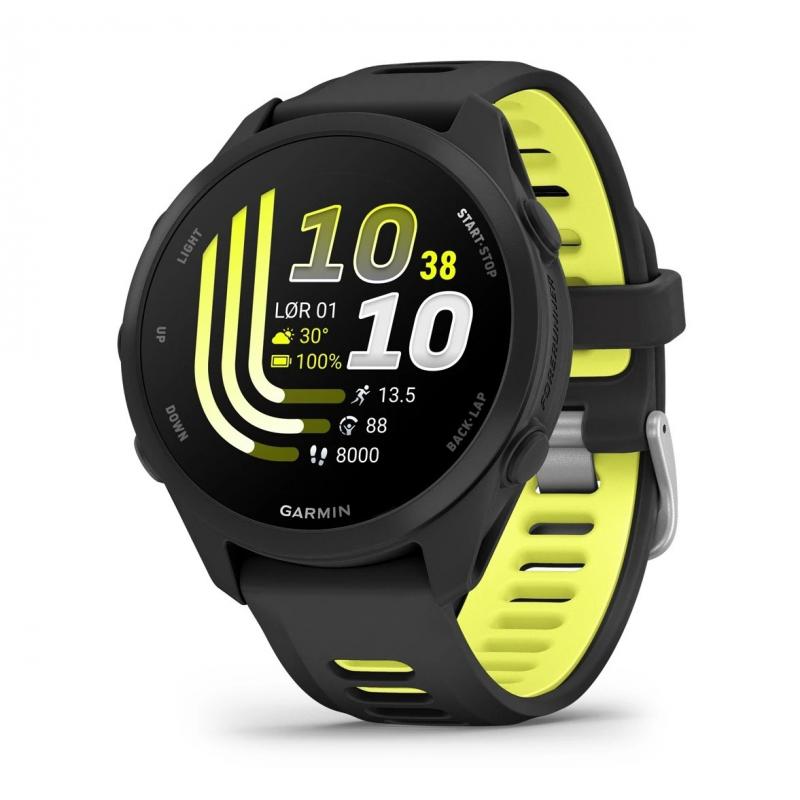 Garmin Forerunner 170 Music Sort Sort/Gul Rem