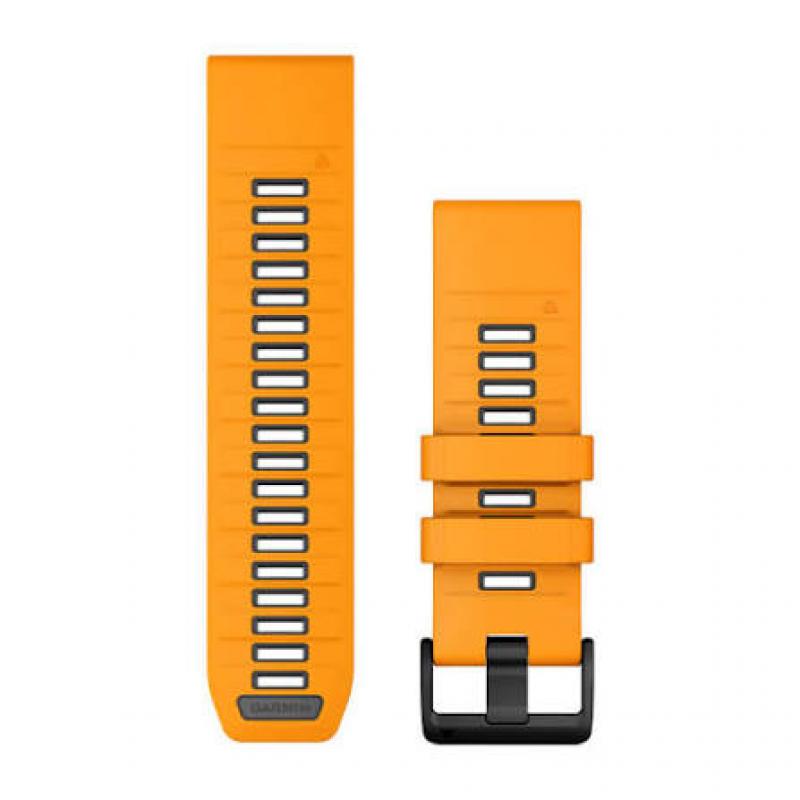 Garmin QuickFit® 26mm Band Spark Orange/Graphite Silicone