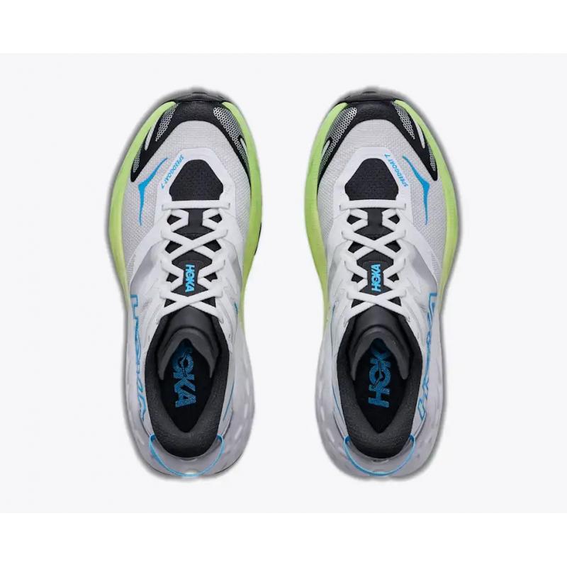 Hoka Speedgoat 7 Womens Frost/Neon Yuzu - Bilde 6