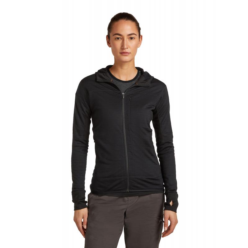 Icebreaker Icebreaker Women Merino Blend 300 Realfleece™ Descender Ls Zip Hoodie 0A57CS Platou Sport Bergen 2