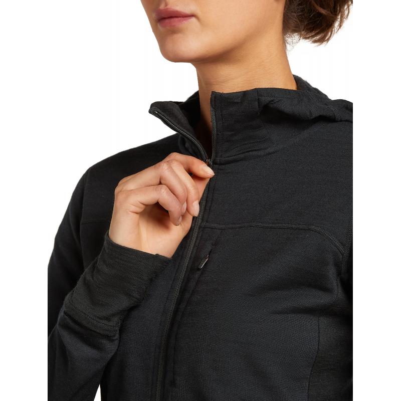 Icebreaker Icebreaker Women Merino Blend 300 Realfleece™ Descender Ls Zip Hoodie 0A57CS Platou Sport Bergen 4