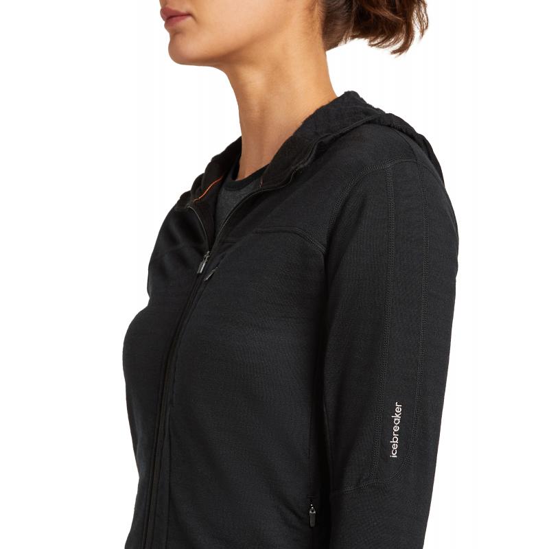 Icebreaker Icebreaker Women Merino Blend 300 Realfleece™ Descender Ls Zip Hoodie 0A57CS Platou Sport Bergen 5