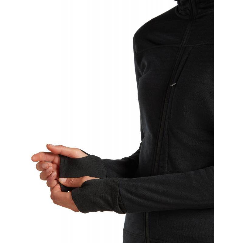 Icebreaker Icebreaker Women Merino Blend 300 Realfleece™ Descender Ls Zip Hoodie 0A57CS Platou Sport Bergen 6