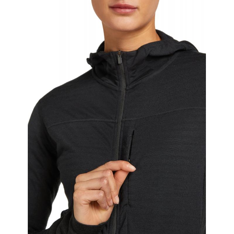 Icebreaker Icebreaker Women Merino Blend 300 Realfleece™ Descender Ls Zip Hoodie 0A57CS Platou Sport Bergen 7