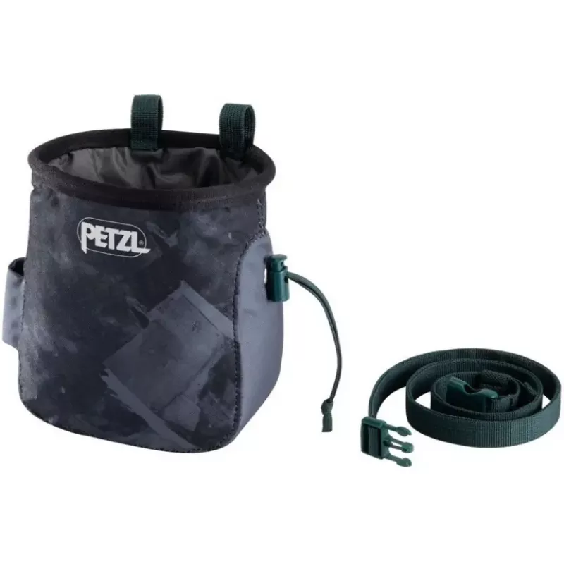 Petzl Saka Chalk Bag Dark Grey