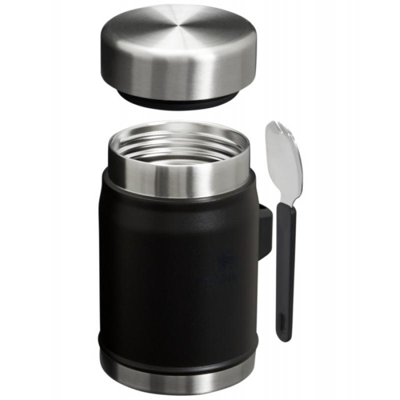Stanley Mattermos Med Skje 0,41L Black
