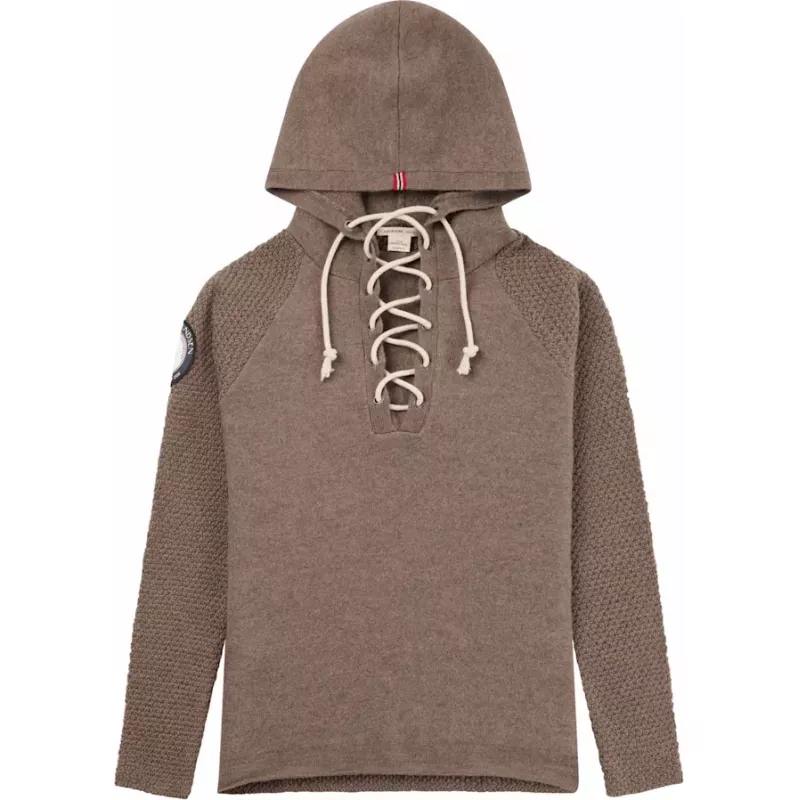 Amundsen Boiled Hoodie Laced Womens Dark Desert
