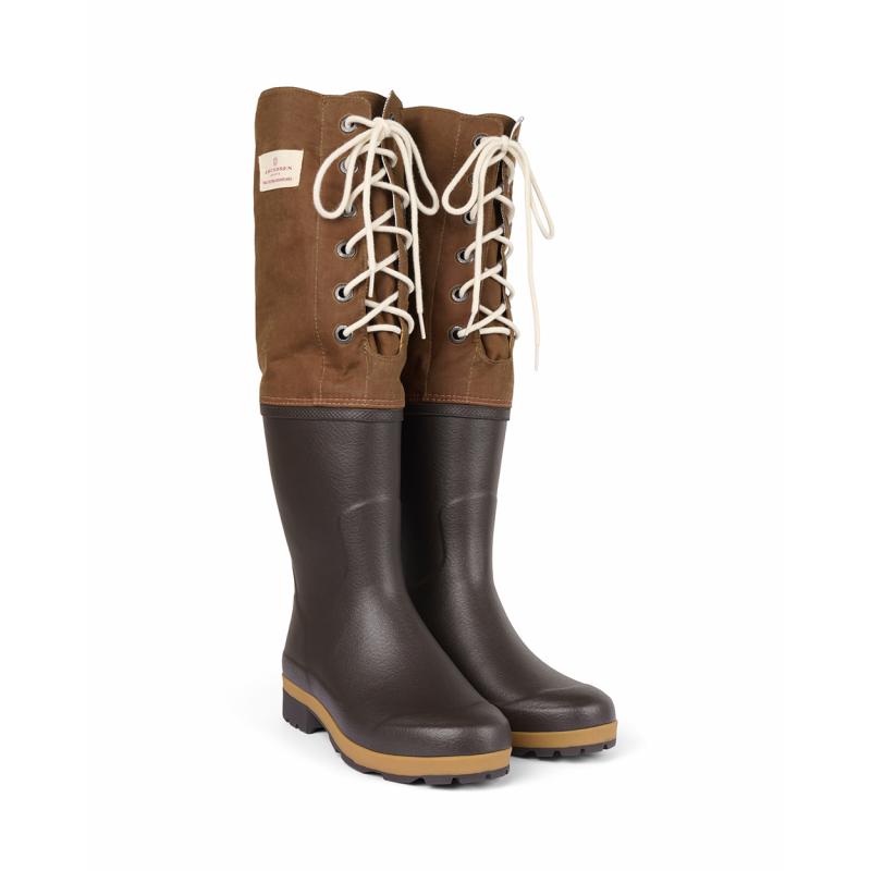 Amundsen Field Mucks Waxed Cotton Brown/Tan - Bilde 3