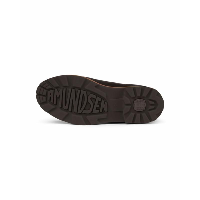 Amundsen Field Mucks Waxed Cotton Brown/Terra Red