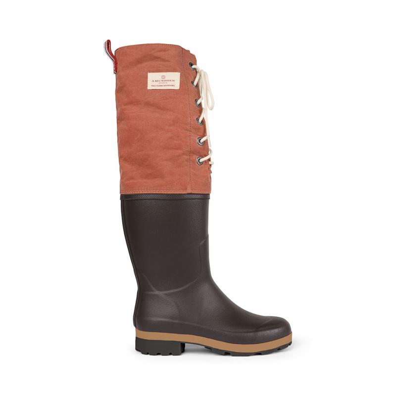 Amundsen Field Mucks Waxed Cotton Brown/Terra Red - Bilde 2