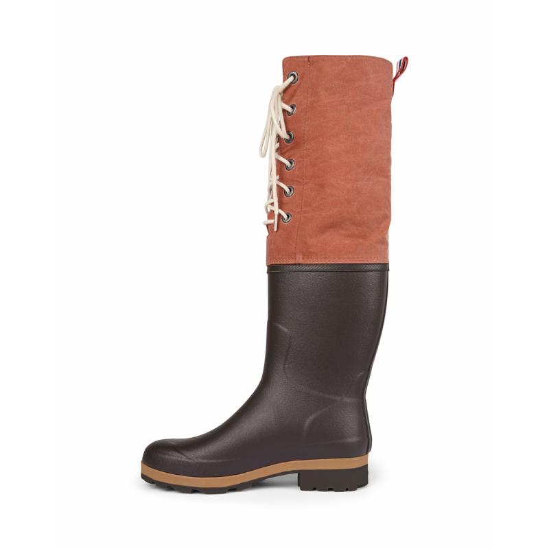Amundsen Field Mucks Waxed Cotton Brown/Terra Red - Bilde 5
