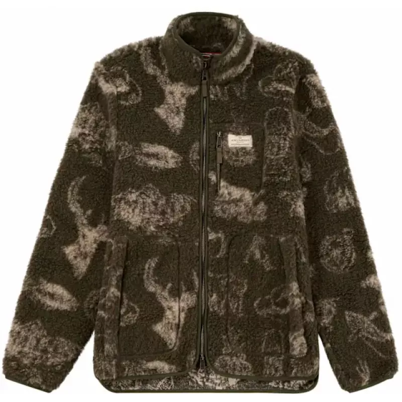 Amundsen Huntsman Fleece Mens Olive/Pattern