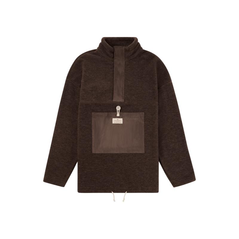 Amundsen V-Bond Cord Fleece Mens Cowboy/Brown