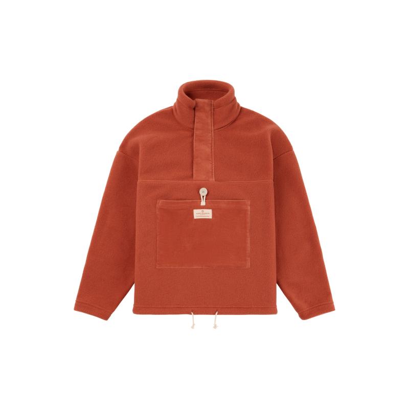 Amundsen V-Bond Cord Fleece Womens Terra Red/Red - Bilde 3