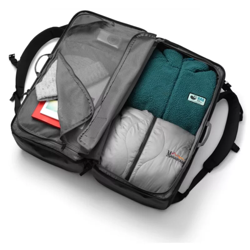 DB Roamer Pro Split Duffel 70L Black Out - Bilde 2